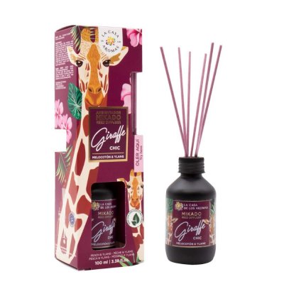 La Casa de los Aromas Parfyymipuikot Giraffe Chic Persikka Tuoksuilangia (100 ml) Lasi