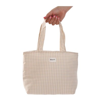 Naisten Käsilaukku Versa Vichy Beige 9 x 22 x 23 cm