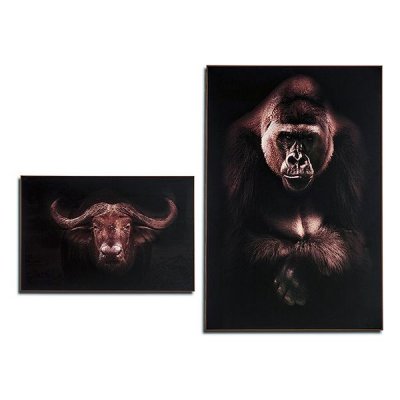 Schilderij Buffalo - Gorilla Koper MDF (3 x 121,5 x 81,5 cm)