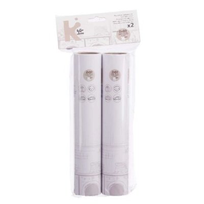 BigBuy Home Nukanpoistaja Valkoinen 24 x 19 cm 14 31 4, 5 Vaihto-osa (12 osaa)