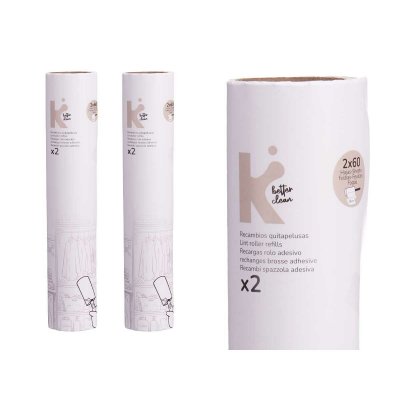 BigBuy Home Nukanpoistaja Valkoinen 24 x 19 cm 14 31 4, 5 Vaihto-osa (12 osaa)