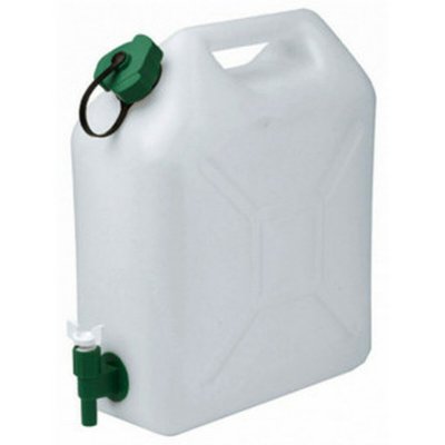BigBuy Home Pullo Jerry Can 10 x 30 22 cm 5 L Valkoinen Muovi
