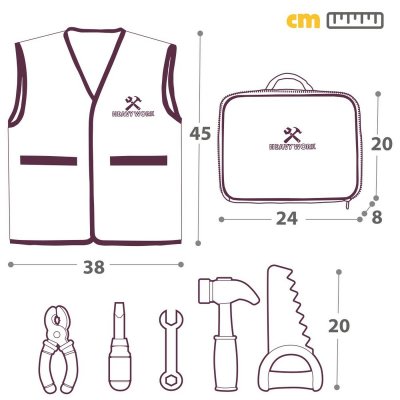 Colorbaby Työkalusetti My Tools 4 osaa Muovi