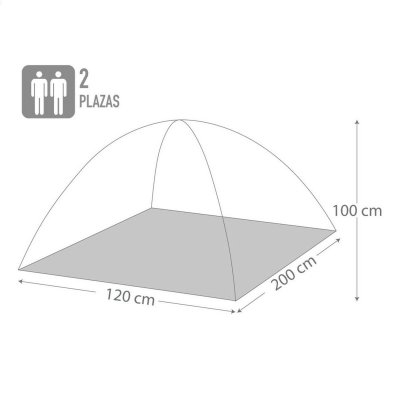 Aktive Teltta 2 henkilöt 120 x 100 200 cm (6 osaa) Polyesteri