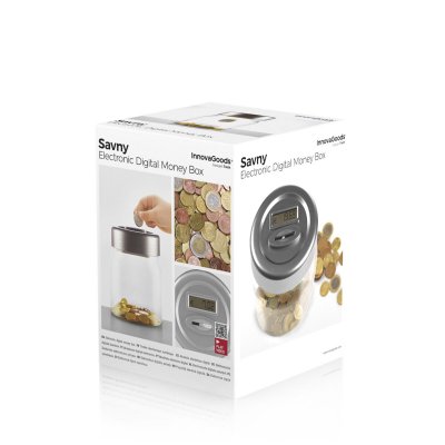 InnovaGoods Digitaalinen rahalipas Savny Läpinäkyvä