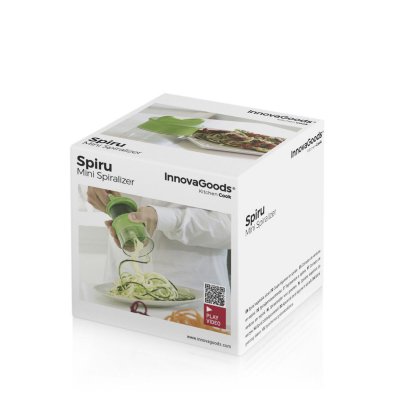 InnovaGoods Spiraalileikkuri Spiru Läpinäkyvä Ruostumaton teräs