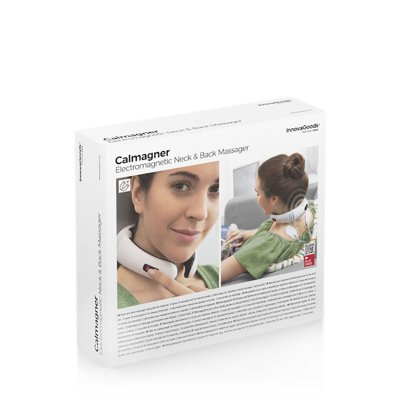 InnovaGoods Elektromagneettinen niskan ja selän hierontalaite Calmagner Musta Ruostumaton teräs