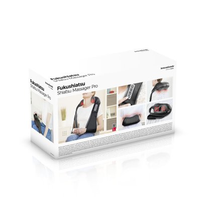 InnovaGoods Shiatsu Pro hierontalaite Massaki 24W Harmaa