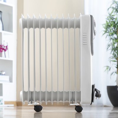 InnovaGoods Öljytäytteinen lämpöpatteri Oileven 2500 W (11-lokeroinen) Valkoinen Metalli