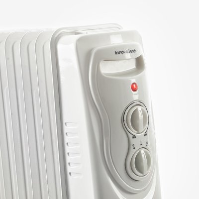 InnovaGoods Öljytäytteinen lämpöpatteri Oinine 2000 W (9-lokeroinen) Valkoinen Metalli