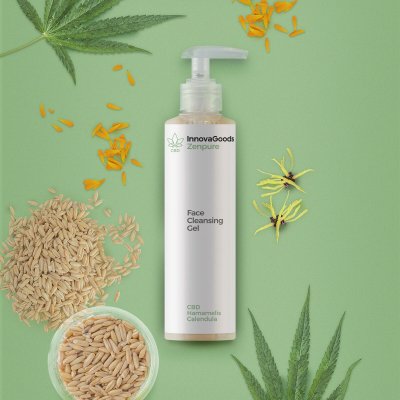InnovaGoods Kasvojen puhdistusgeeli CBD Zenpure 200 ml