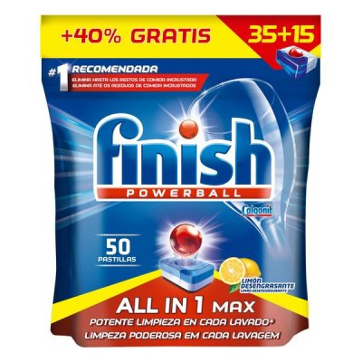 Finish Alt-i-Ett Sitronoppvasktabletter (52 Vask)